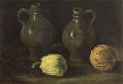 Vincent Van Gogh Still life with Two Jars and Two Pumpkins (nn04) Sweden oil painting artist